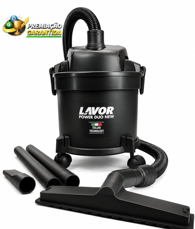 Aspirador de Pó 2 em 1 Lavor