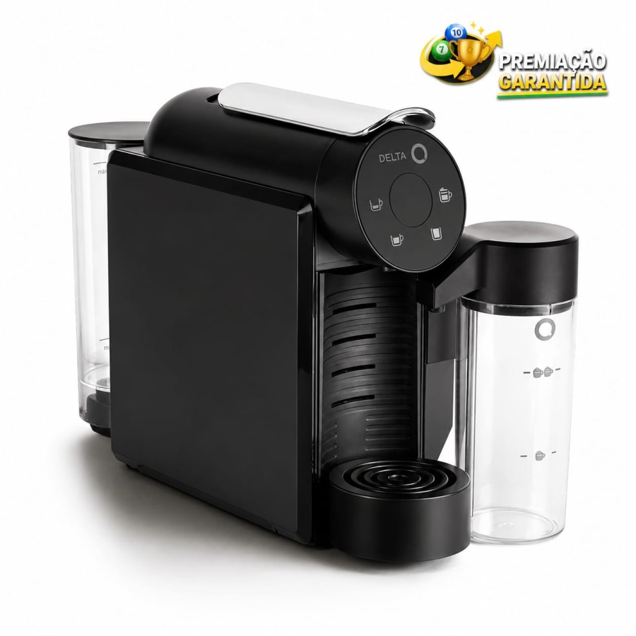 Cafeteira de Capsula Delta MilkQool